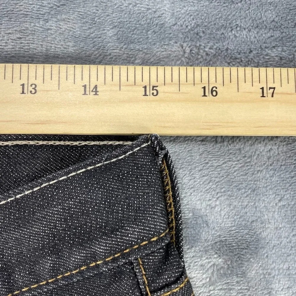 Levis 501 Original Fit Jeans Mens 30x34 Faded Black Straight Leg Button Fly